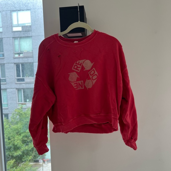 Re/Done Tops - Re/Done Women's Recycled Graphic Sweatshirt